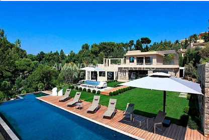 Cannes - Villa with unique sea view,for sale in côte d Azur